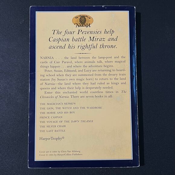 Prince Caspian: The Return to Narnia (Chronicles of Narnia, 4) Library Binding - Picture 2 of 7